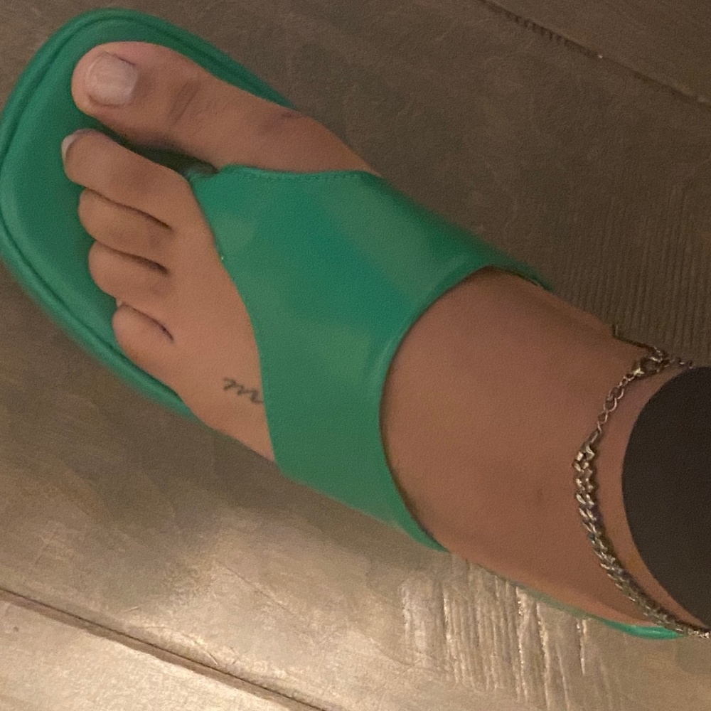 Green platform women 10(43)